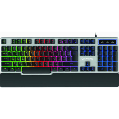 Клавіатура GamePro GK599 Stinger RGB USB Silver (GK599)