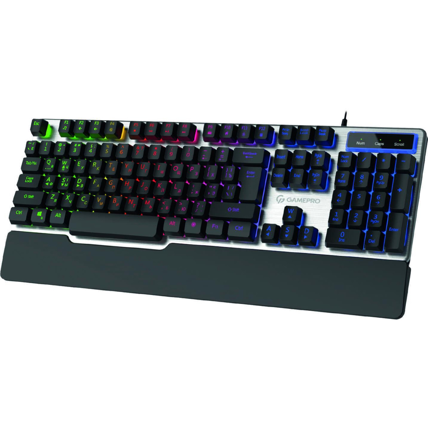 Клавиатура GamePro GK599 Stinger RGB USB Silver (GK599)