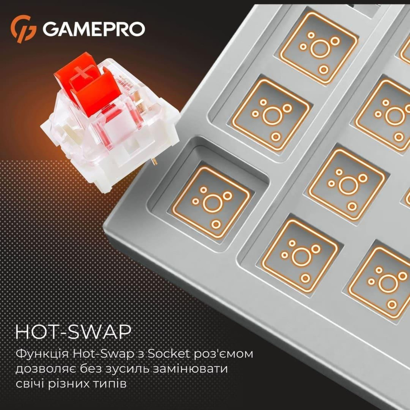 Клавіатура GamePro Genesis Warden MK160P (MK160P)