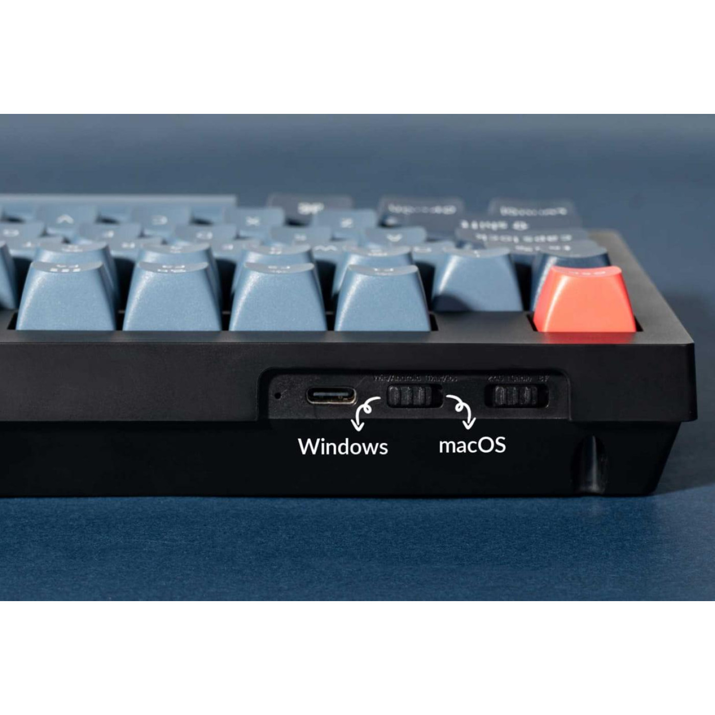 Клавиатура Keychron V5 Max Gateron Jupiter Brown Hot-Swap EN/UKR RGB Black (V5M-D3-UA)