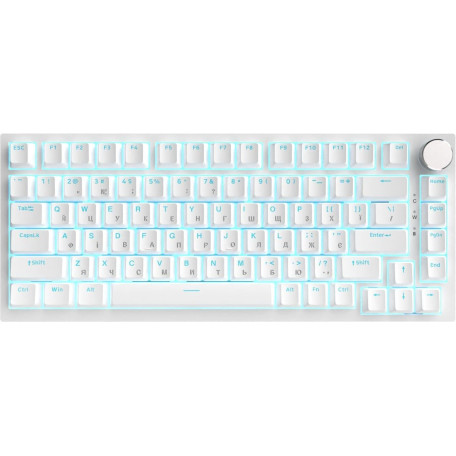 Клавіатура Ajazz AK820 Red Switch White (AK820-R-W)