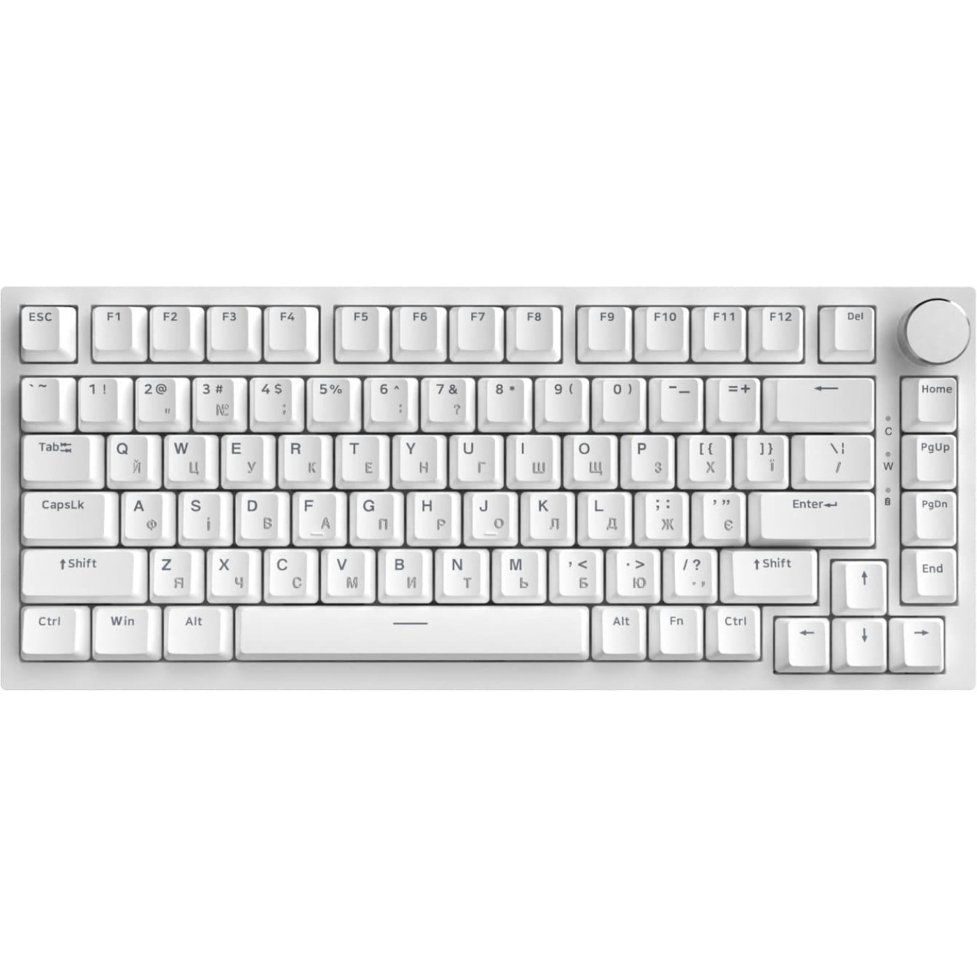 Клавиатура Ajazz AK820 Red Switch White (AK820-R-W)