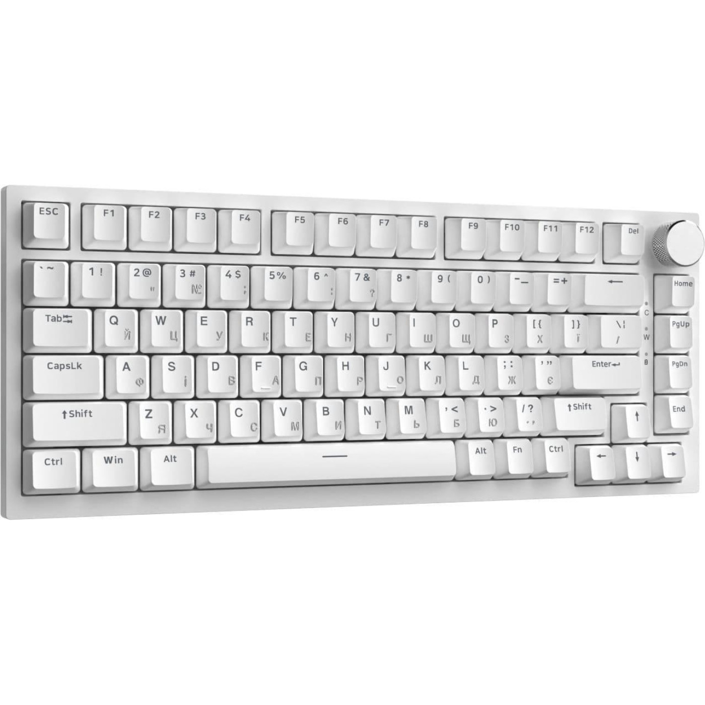 Клавиатура Ajazz AK820 Red Switch White (AK820-R-W)