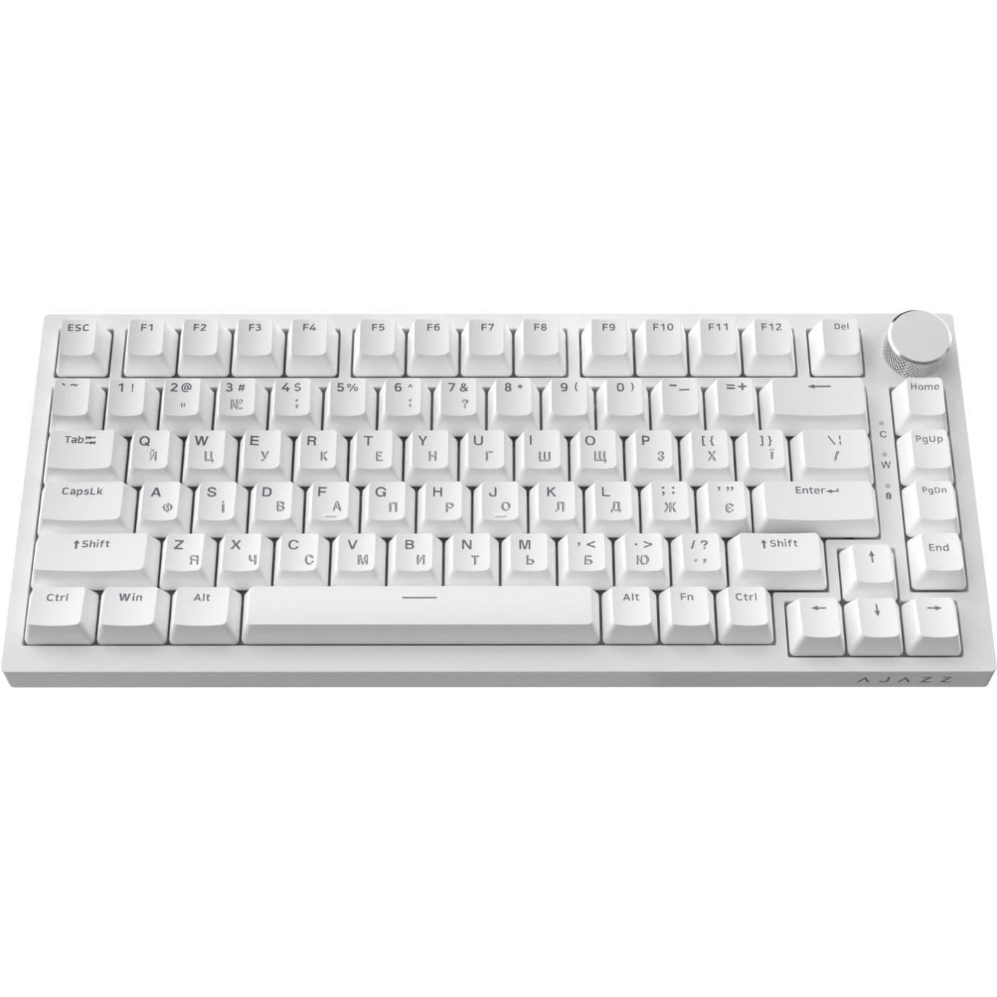 Клавиатура Ajazz AK820 Red Switch White (AK820-R-W)