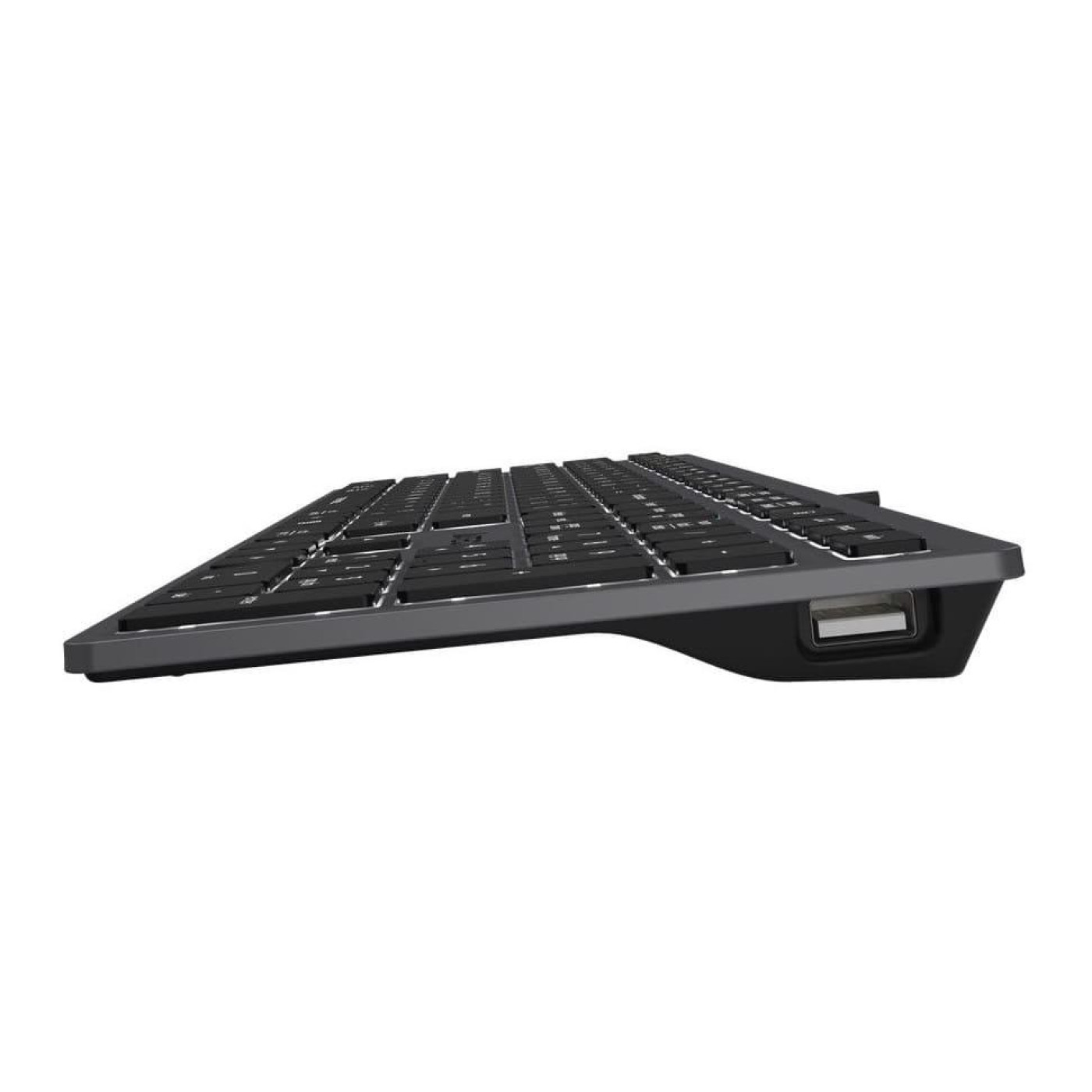 Клавіатура A4Tech Fstyler FX60H White Backlit USB Grey (FX60H USB (Grey) White backlit)