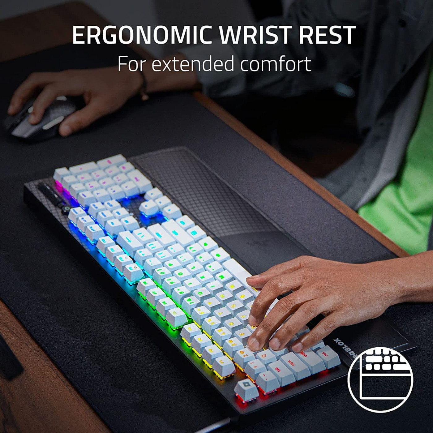 Клавіатура Razer BlackWidow V3 Green Switch USB Roblox Edition (RZ03-03542800-R3M1)