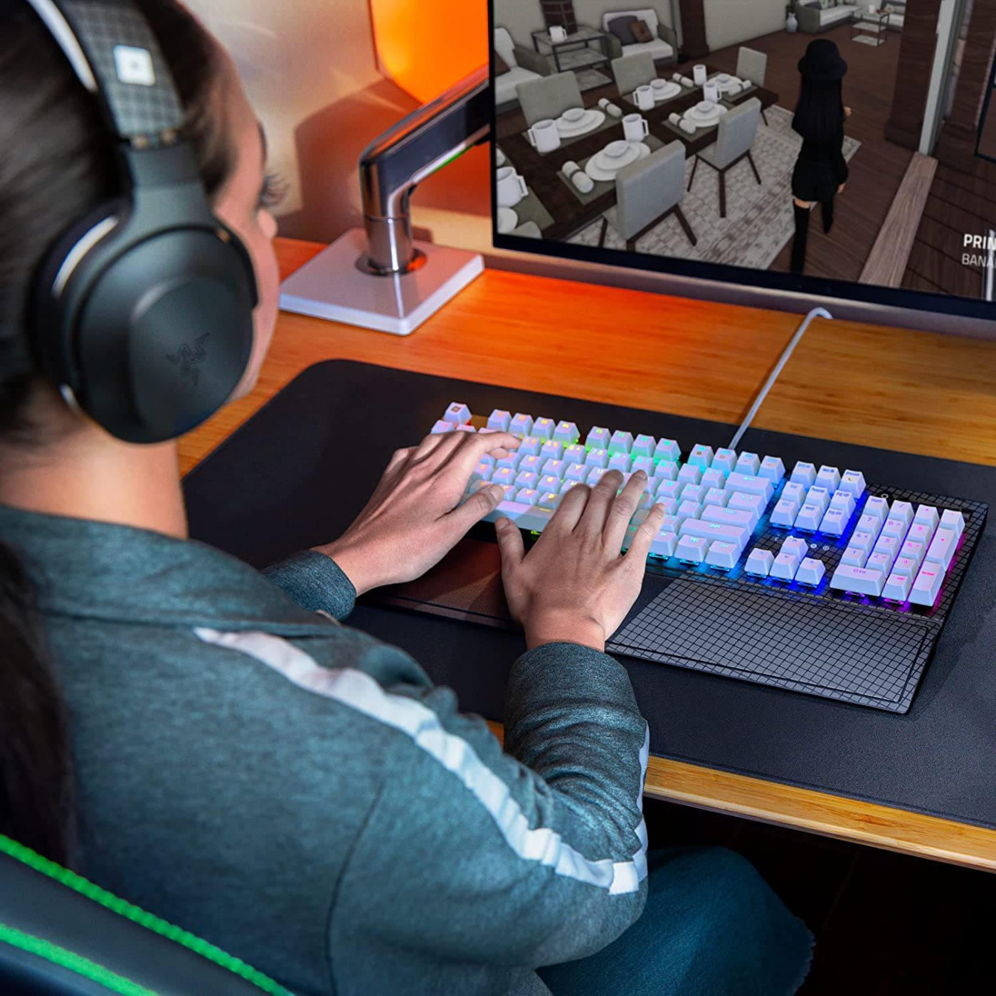 Клавіатура Razer BlackWidow V3 Green Switch USB Roblox Edition (RZ03-03542800-R3M1)