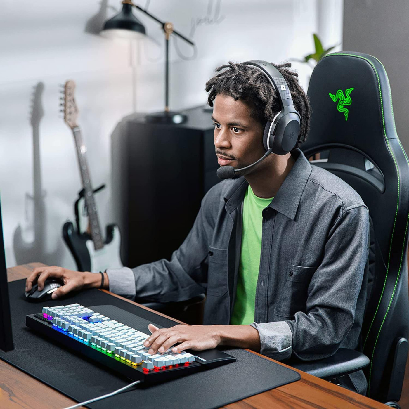 Клавіатура Razer BlackWidow V3 Green Switch USB Roblox Edition (RZ03-03542800-R3M1)