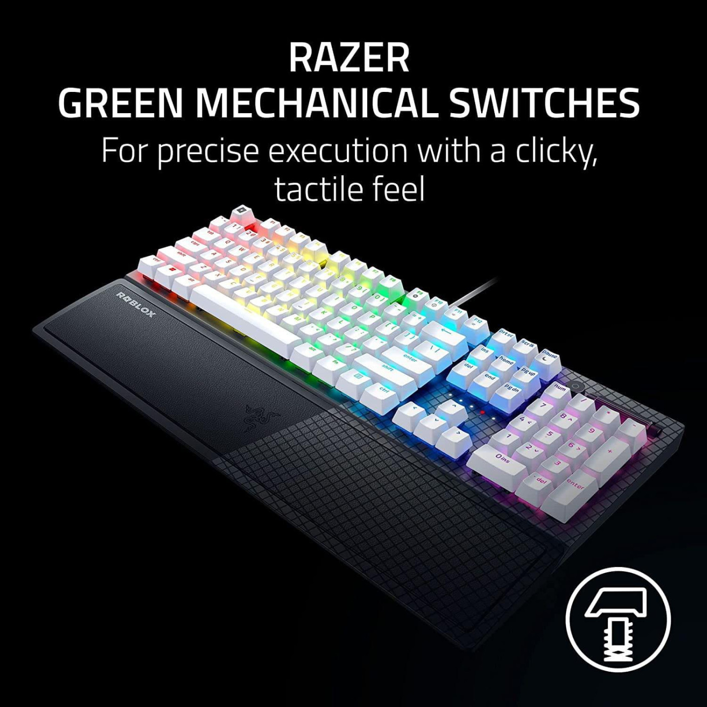 Клавіатура Razer BlackWidow V3 Green Switch USB Roblox Edition (RZ03-03542800-R3M1)