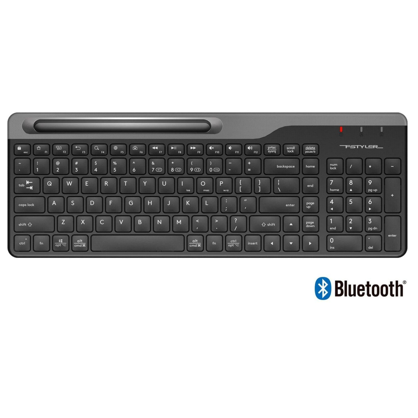 Клавіатура A4Tech Fstyler FBK25 Wireless Black (FBK25 (Black))
