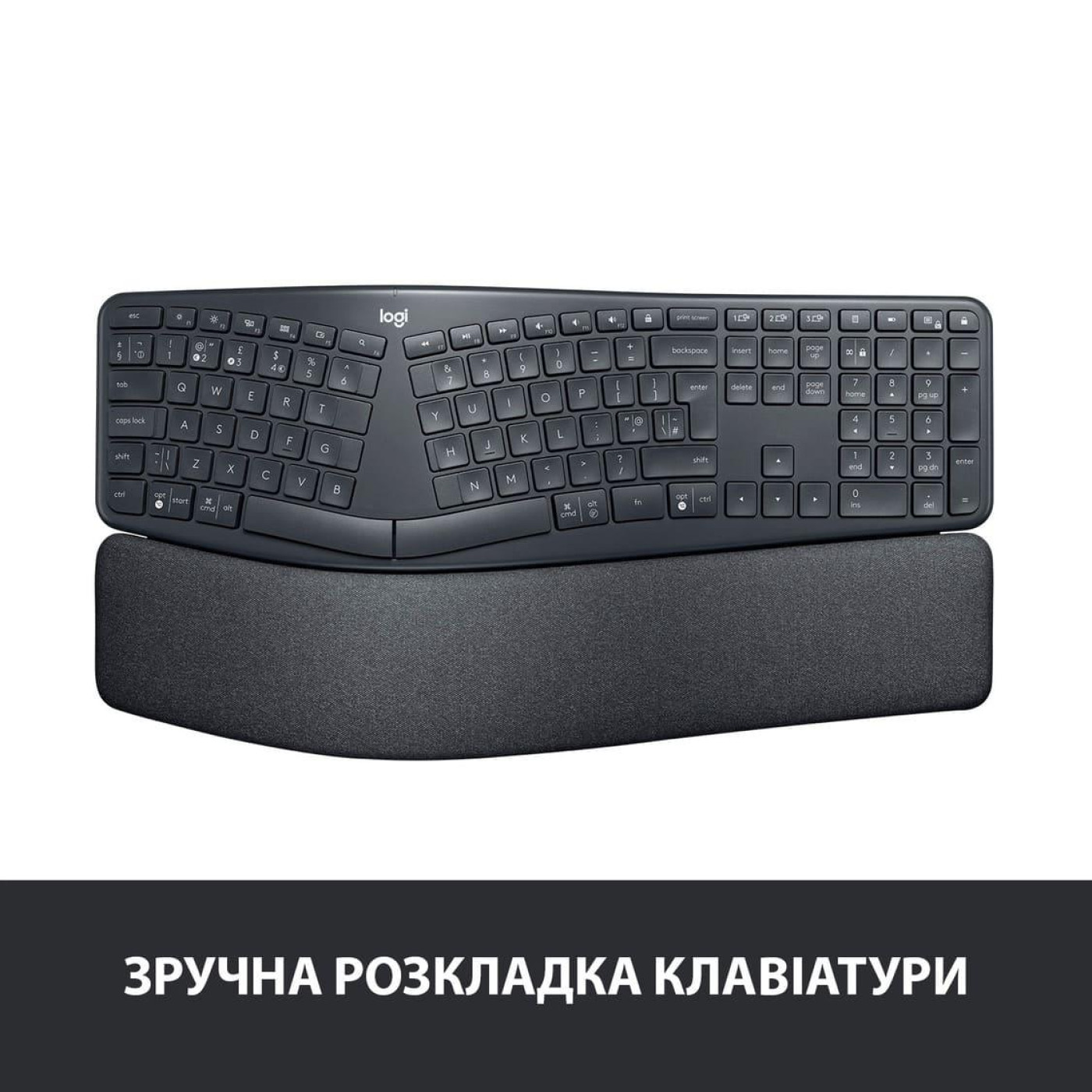 Клавиатура Logitech K860 ERGO Graphite (920-010108)