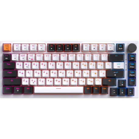 Клавіатура GamePro MK160W Outemu Red Hot-Swap RGB USB White (MK160W)