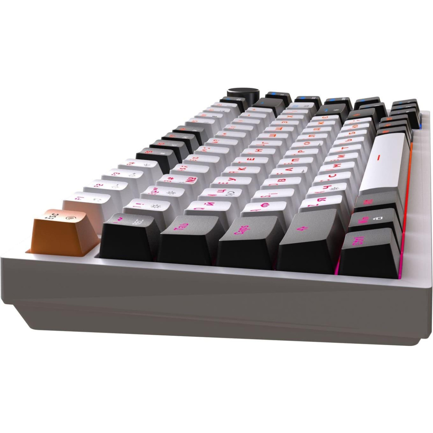 Клавиатура GamePro MK160W Outemu Red Hot-Swap RGB USB White (MK160W)