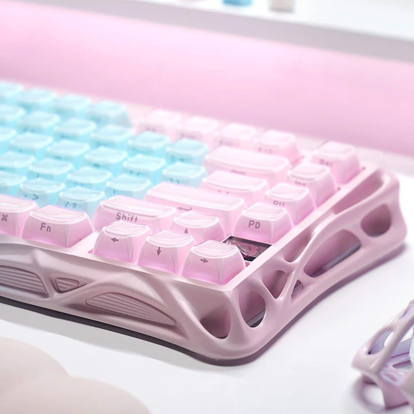 Клавиатура GravaStar Mercury K1 Lite 80keys BSUN Grey BT/WL/USB Aurora Mist (GSK1LITE_PM_MINT)