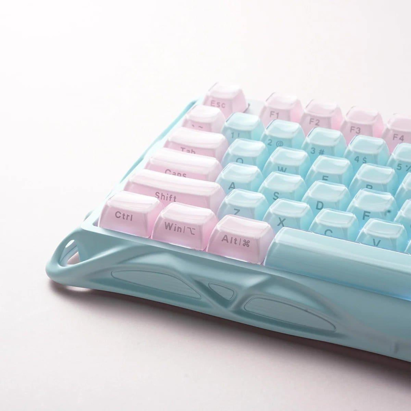 Клавиатура GravaStar Mercury K1 Lite 80keys BSUN Grey BT/WL/USB Aurora Mist (GSK1LITE_PM_MINT)