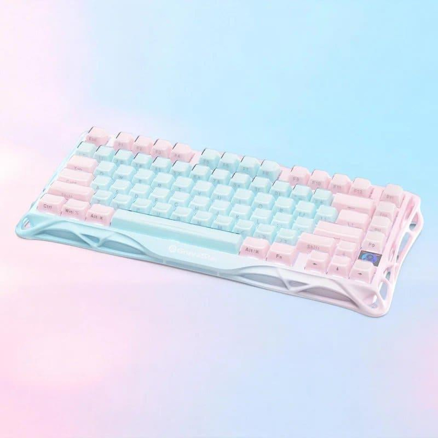Клавиатура GravaStar Mercury K1 Lite 80keys BSUN Grey BT/WL/USB Aurora Mist (GSK1LITE_PM_MINT)