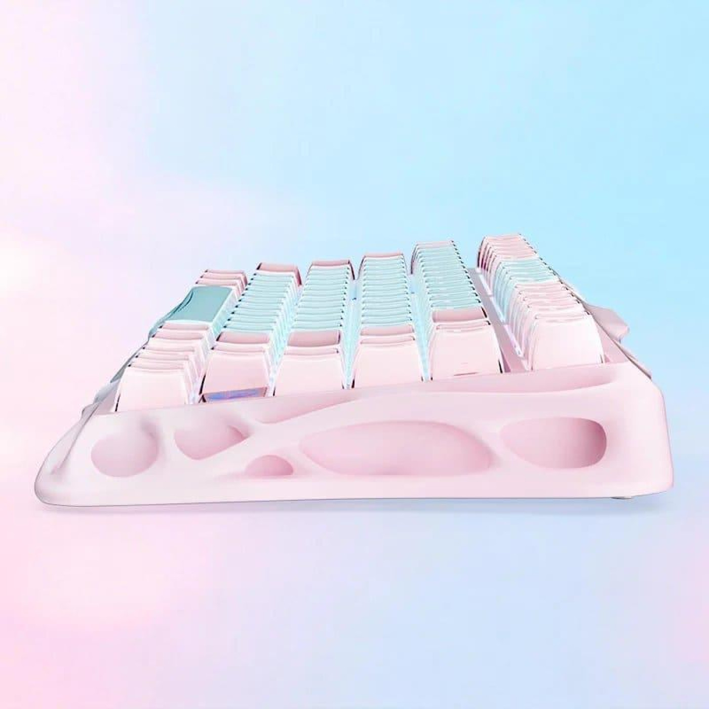 Клавиатура GravaStar Mercury K1 Lite 80keys BSUN Grey BT/WL/USB Aurora Mist (GSK1LITE_PM_MINT)