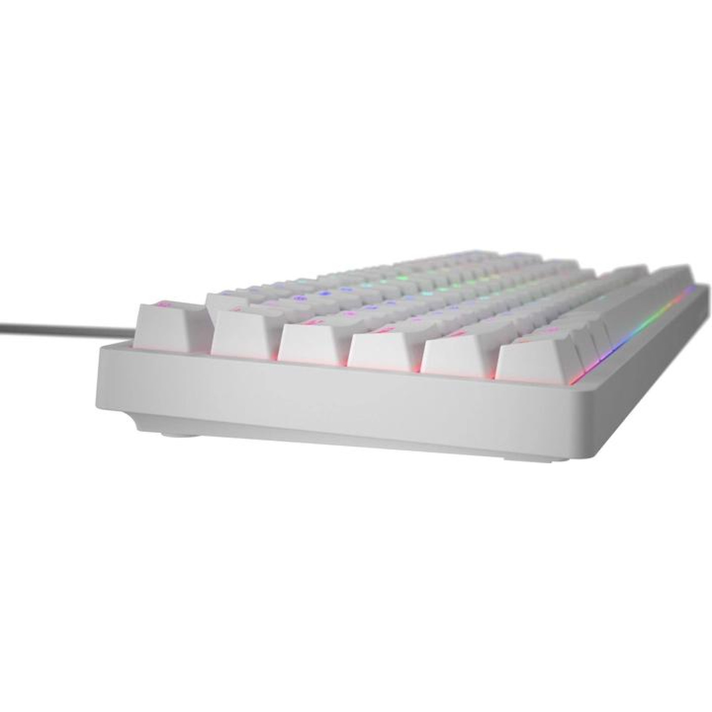 Клавіатура HATOR Rockfall 2 Optica TKL RGB USB White (HTK-731)