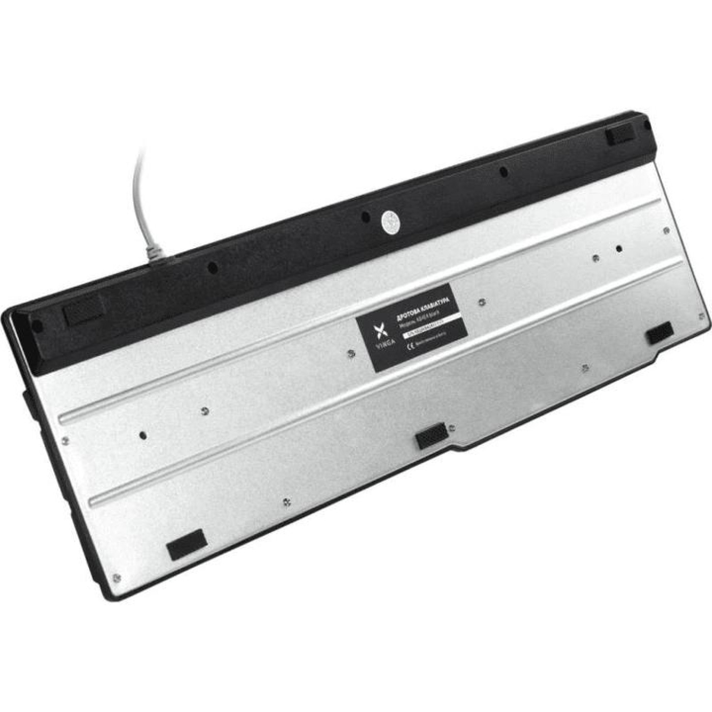 Клавіатура Vinga KB414 USB Black (KB414)
