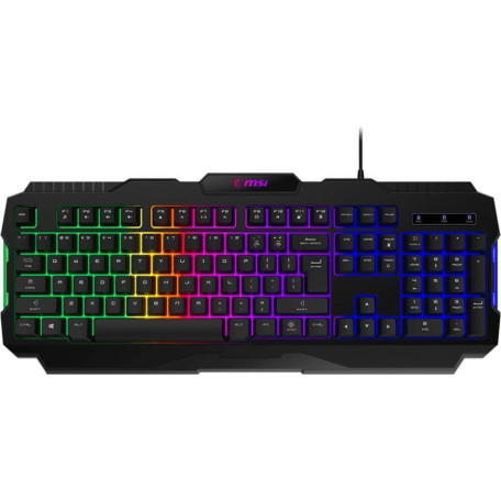 Клавіатура MSI FORGE GK100 Full Size EN/UA Black (S11-04UA221-HH9)