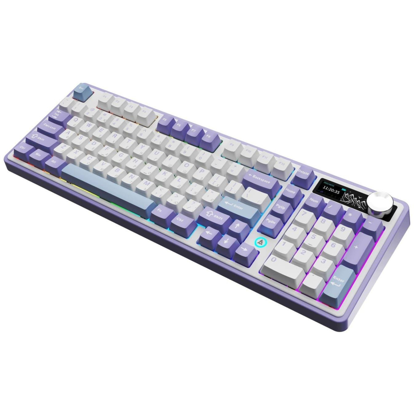 Клавіатура Ajazz AK980 Clear Sky Switch Purple (AK980-CS-PWB)