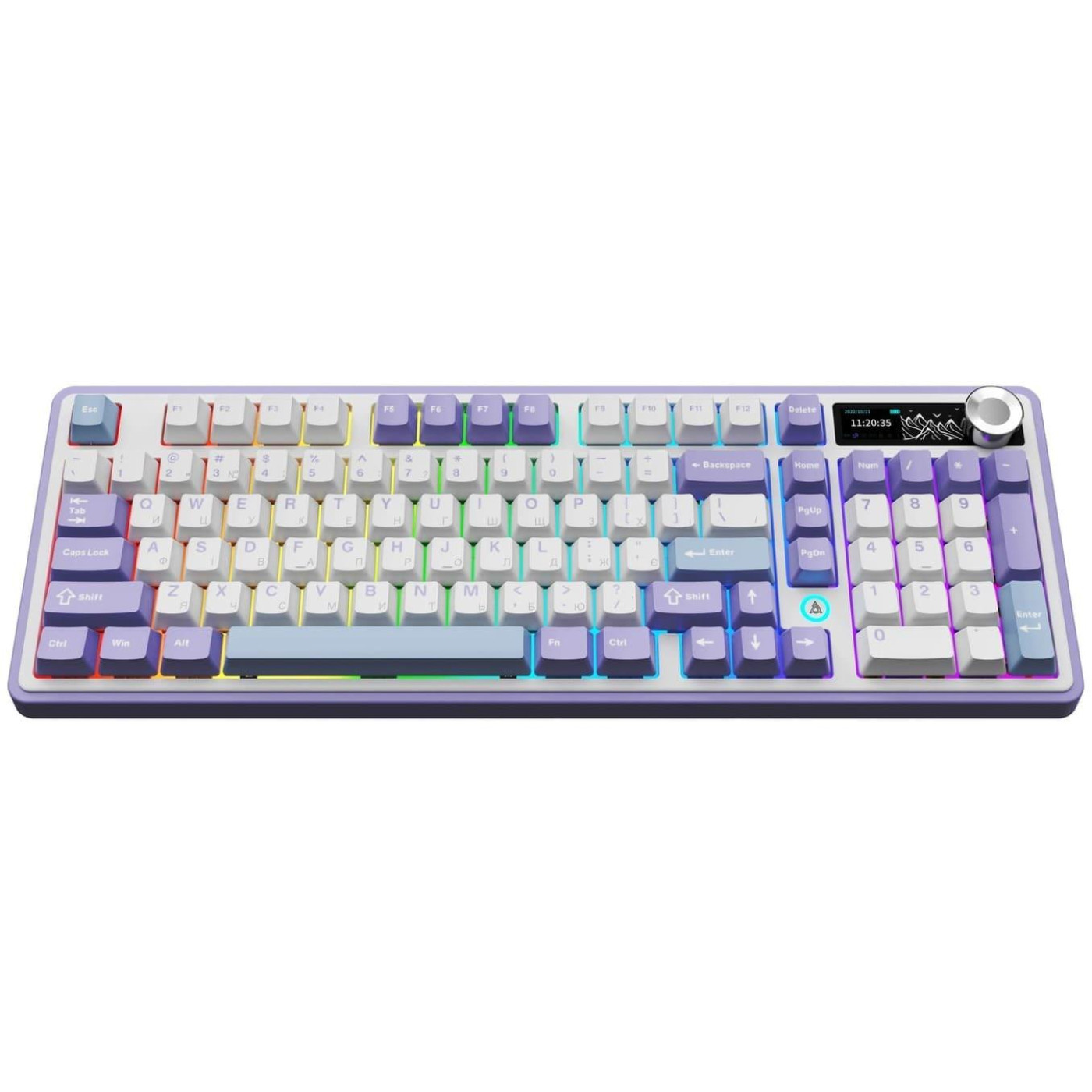 Клавіатура Ajazz AK980 Clear Sky Switch Purple (AK980-CS-PWB)