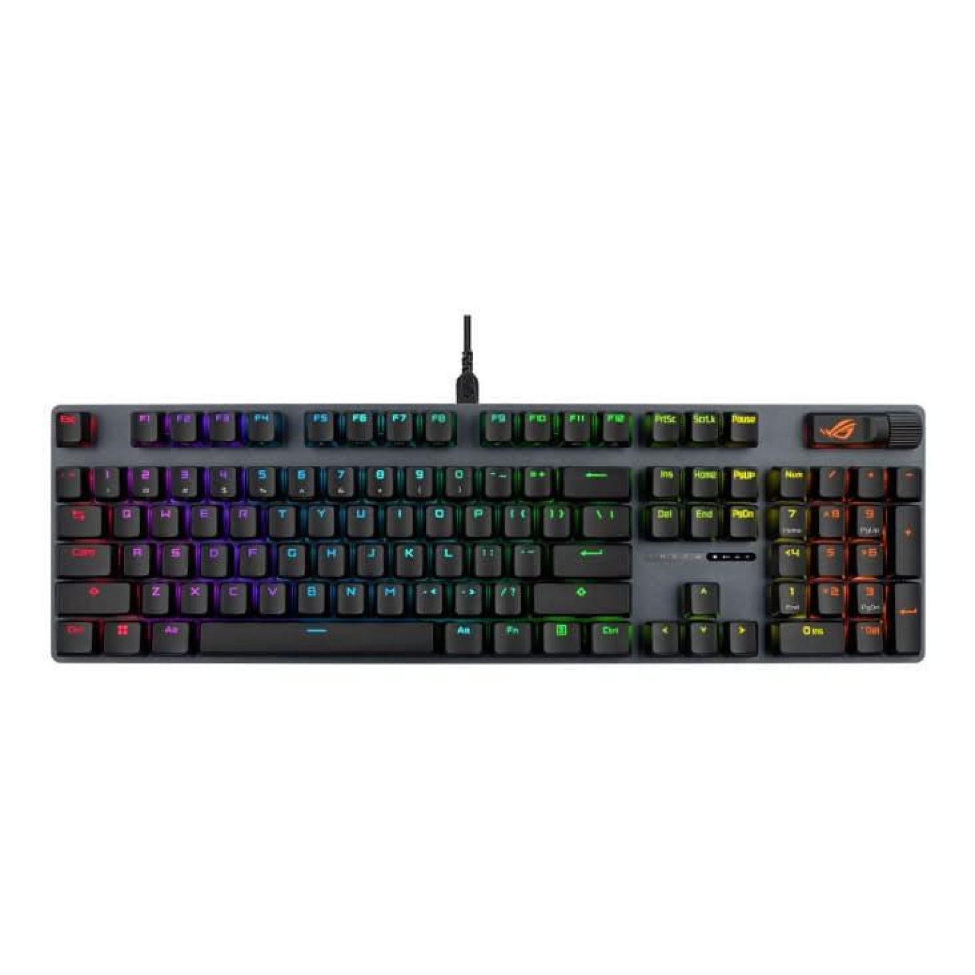 Клавіатура ASUS ROG Strix Scope II X 104key USB-A EN/UK RGB Black (90MP03XG-BKMA00)