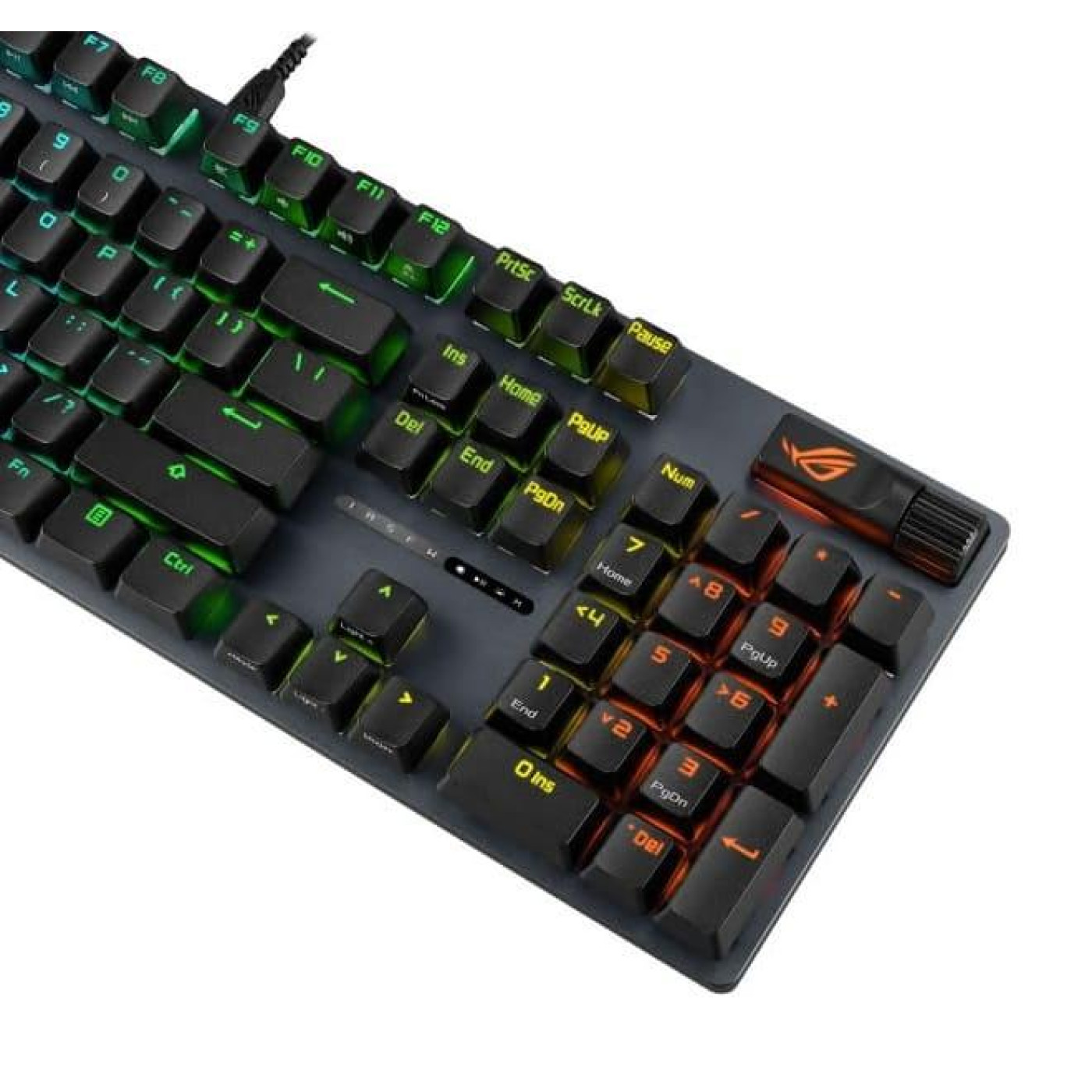 Клавіатура ASUS ROG Strix Scope II X 104key USB-A EN/UK RGB Black (90MP03XG-BKMA00)