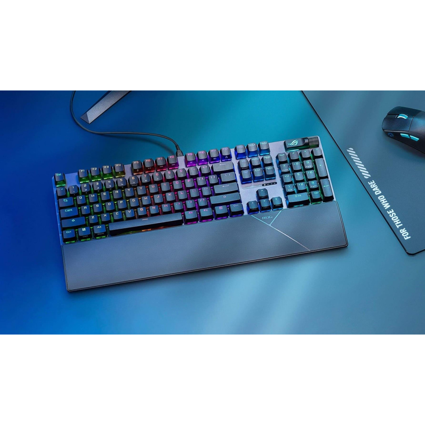 Клавіатура ASUS ROG Strix Scope II X 104key USB-A EN/UK RGB Black (90MP03XG-BKMA00)