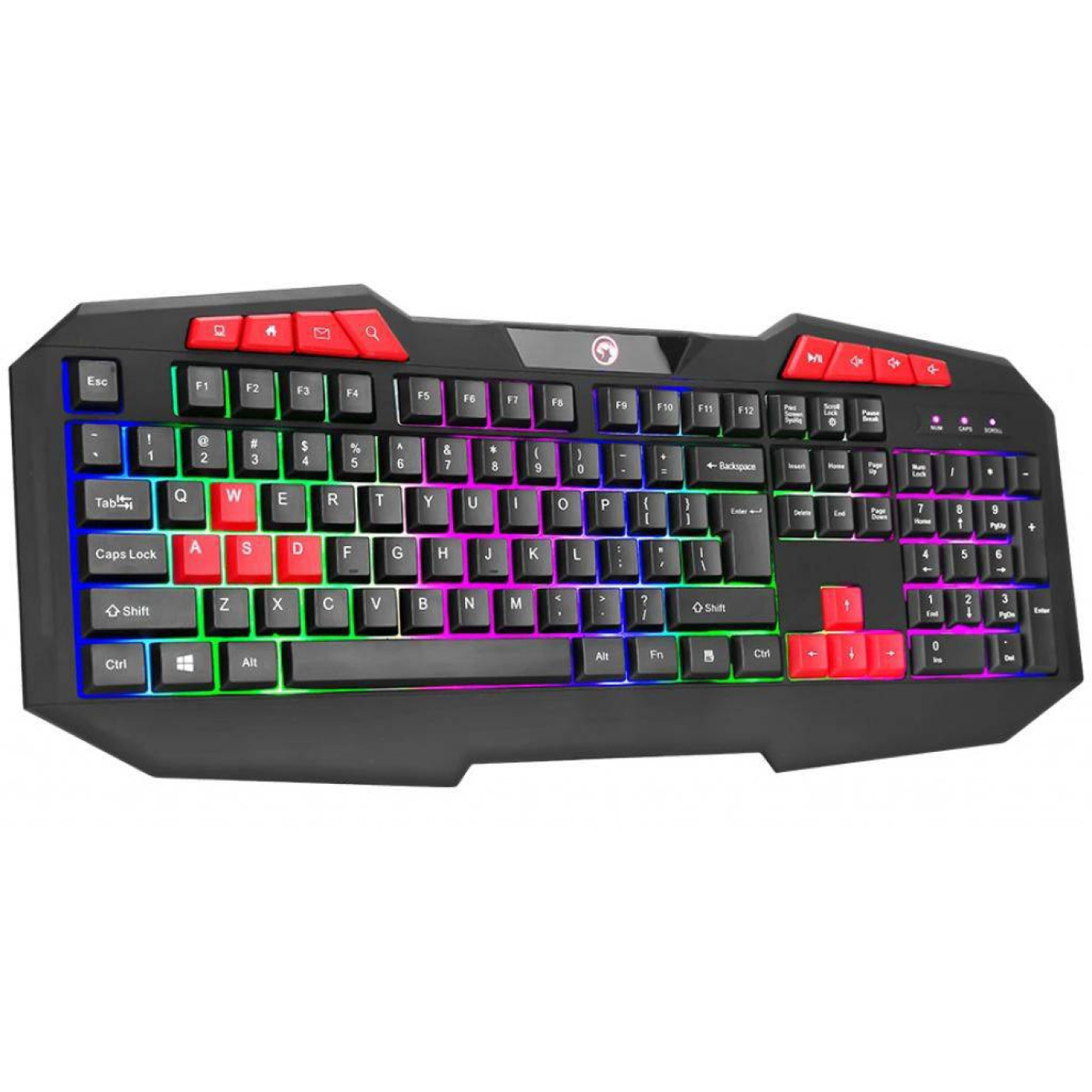 Клавіатура Marvo K602 Multi-LED USB Black (K602)