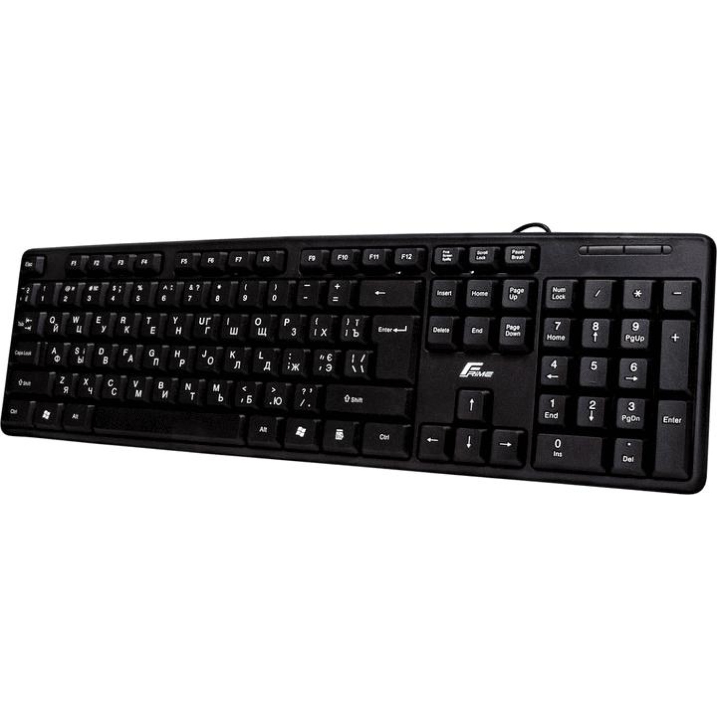 Клавиатура Frime FKBS-002 Black, USB, стандартная (FKBS-002)