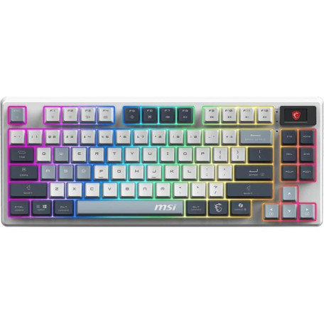 Клавіатура MSI FORGE GK600 TKL W SKY Wireless RGB EN/UA White (S11-43UAP01-HH9)