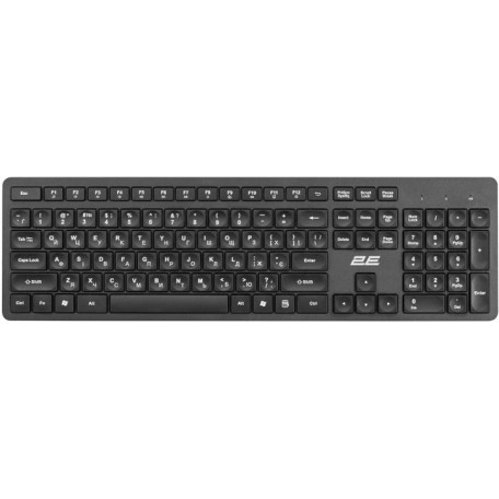 Клавіатура 2E KS260 Wireles EN/UA Black (2E-KS260WB)