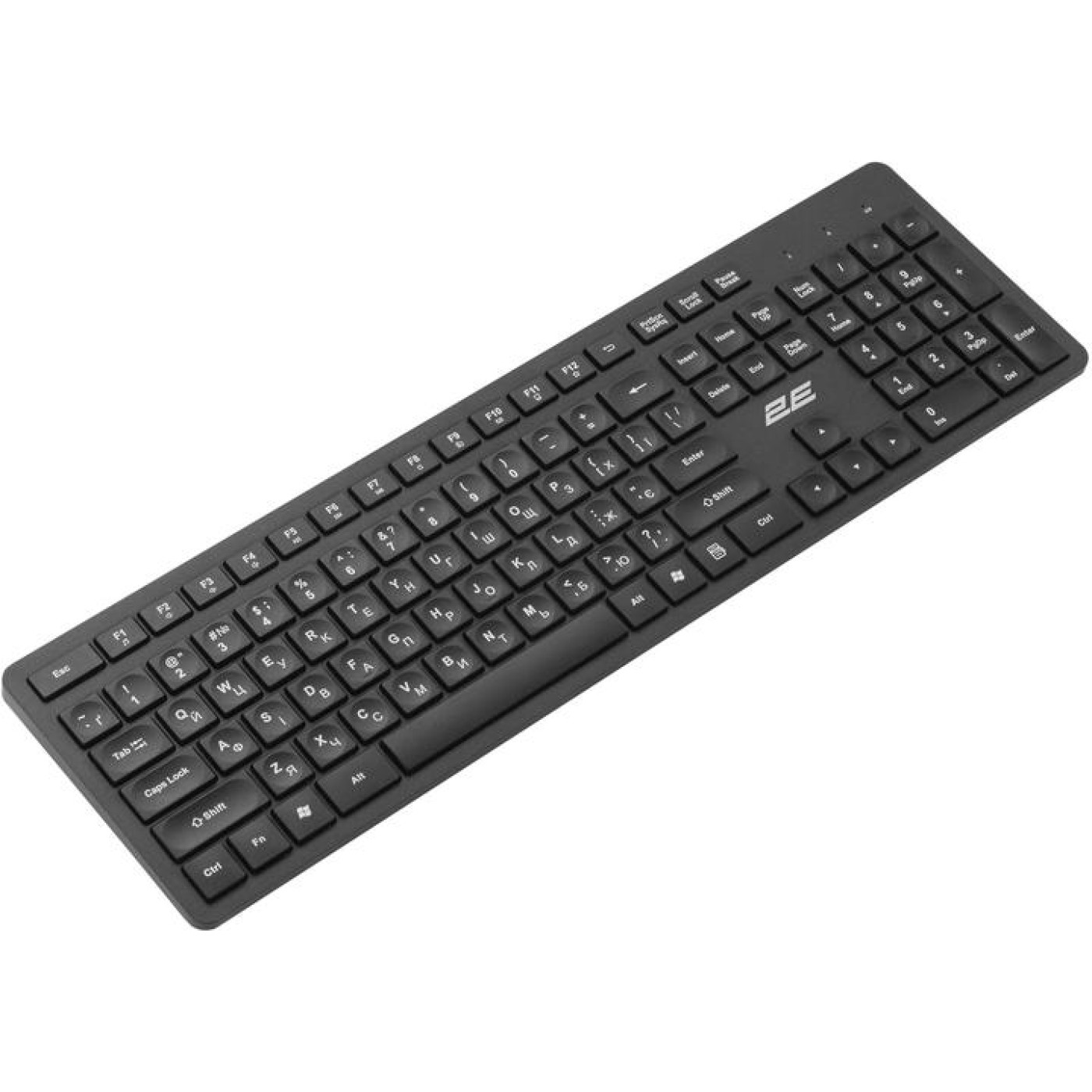 Клавіатура 2E KS260 Wireles EN/UA Black (2E-KS260WB)