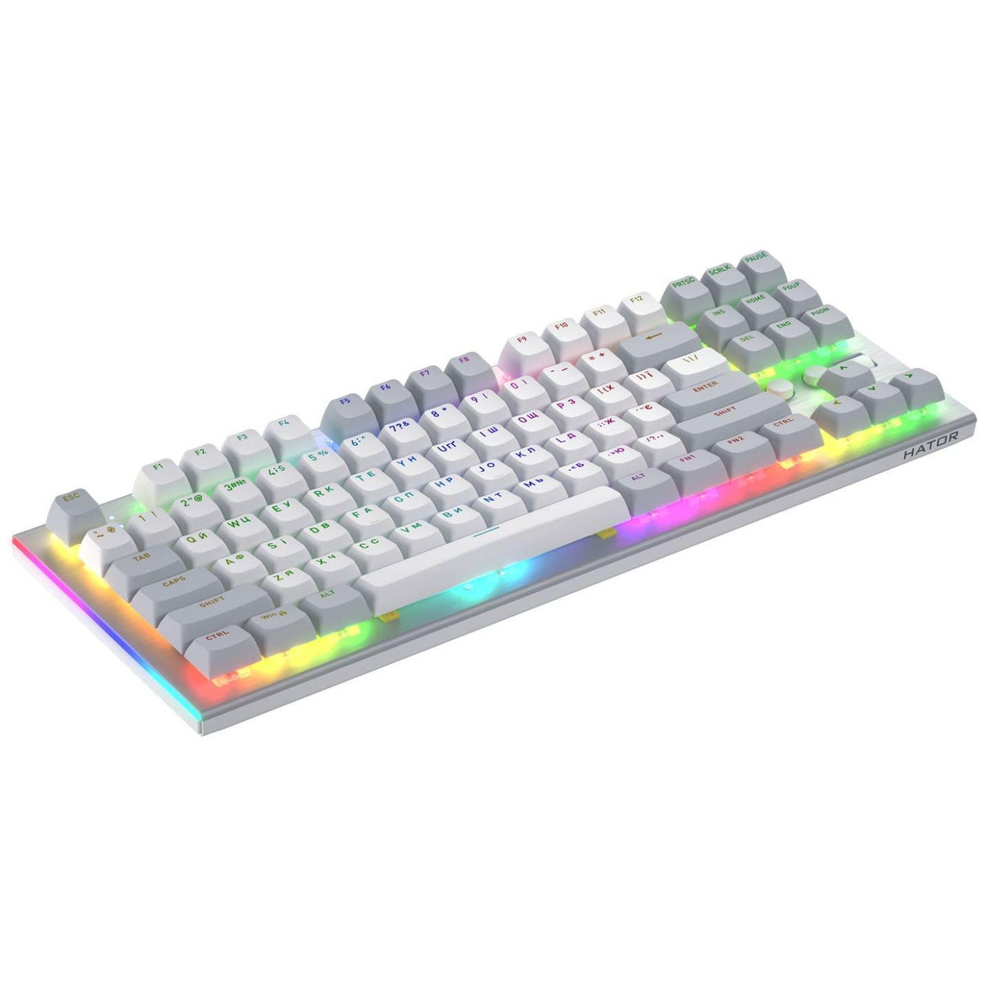 Клавіатура HATOR Gravity TKL orange White (HTK561UA)