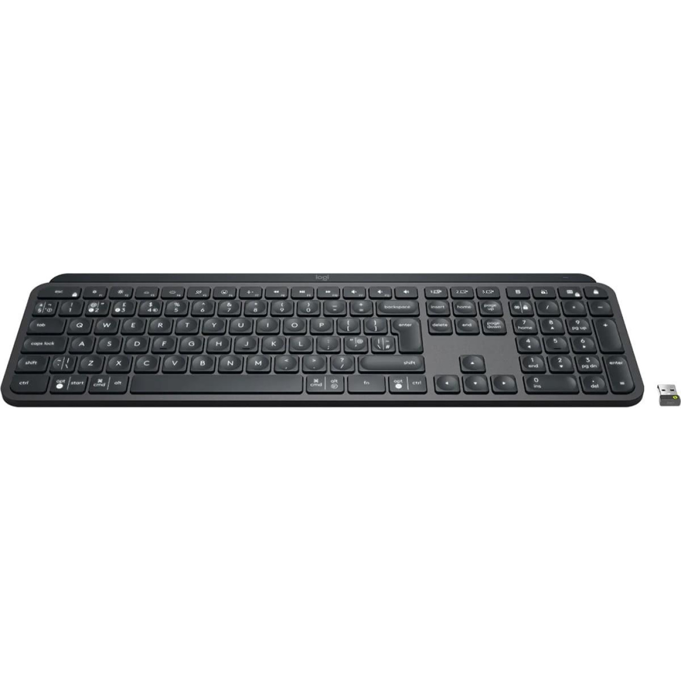 Клавиатура Logitech MX Keys Advanced For Business Wireless Illuminated Graphite (920-010251)