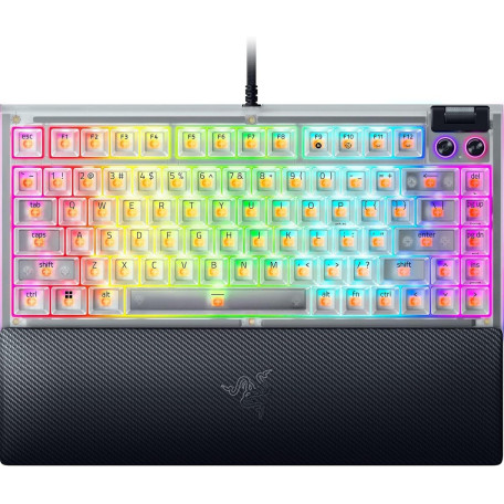 Клавіатура Razer BlackWidow V4 75% Compact Phantom White (RZ03-05003500-R3M1)