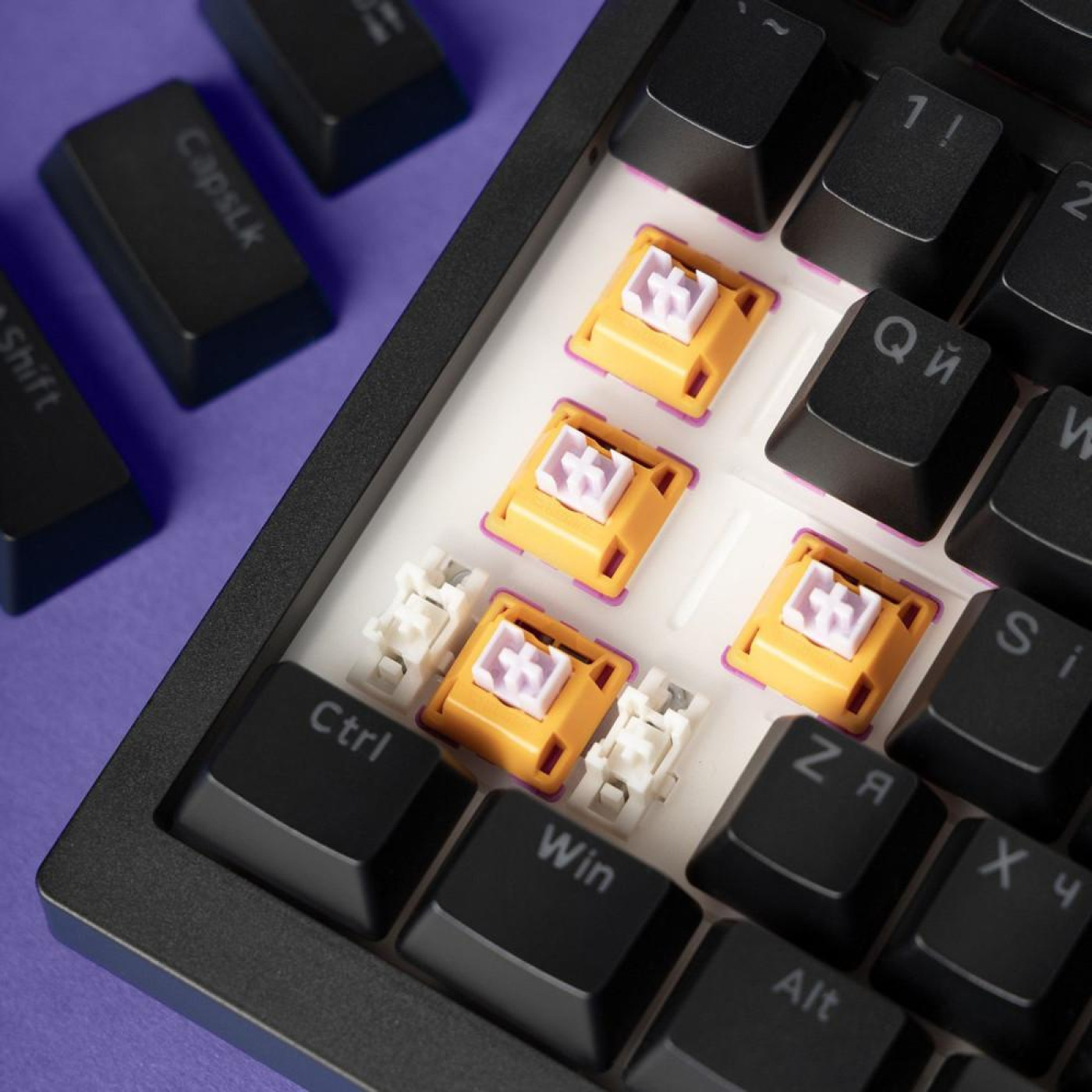 Клавиатура Proove Gaming Coupe (Ukraine Layout) Black Purple (WKCP00022416)