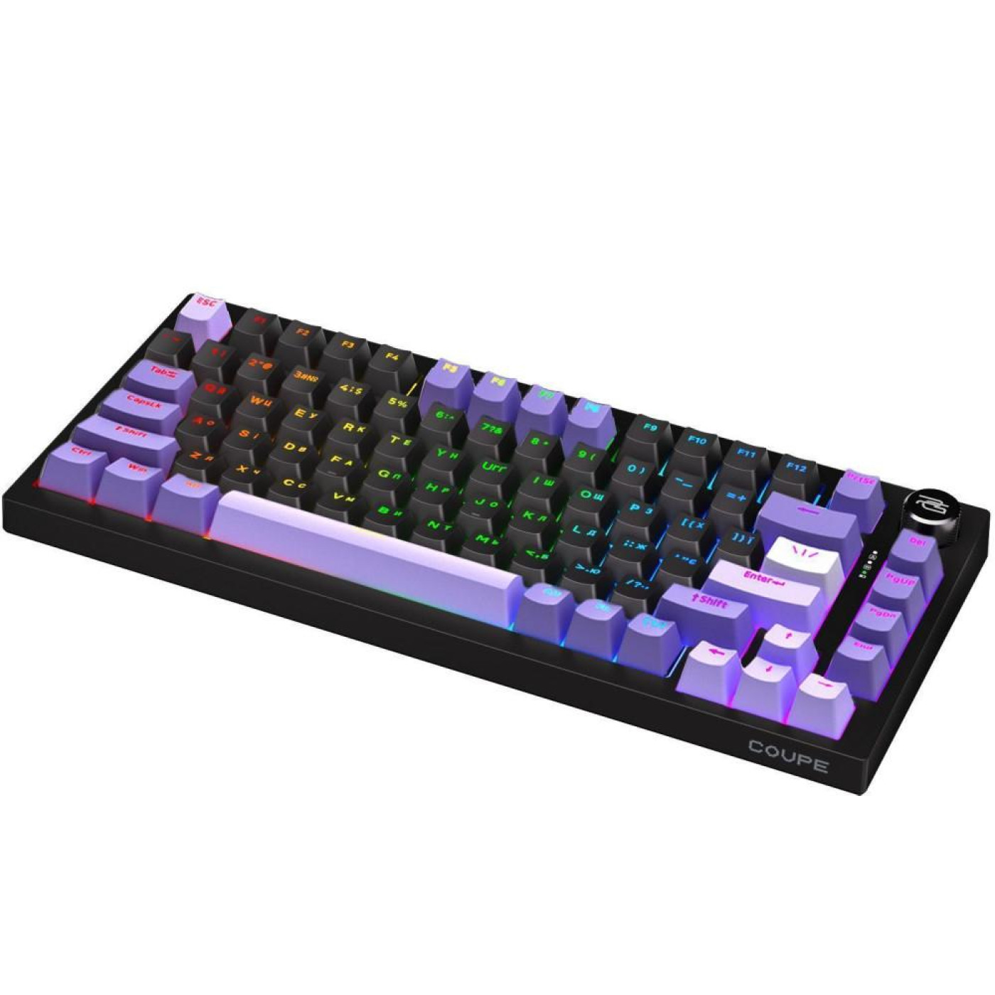 Клавиатура Proove Gaming Coupe (Ukraine Layout) Black Purple (WKCP00022416)