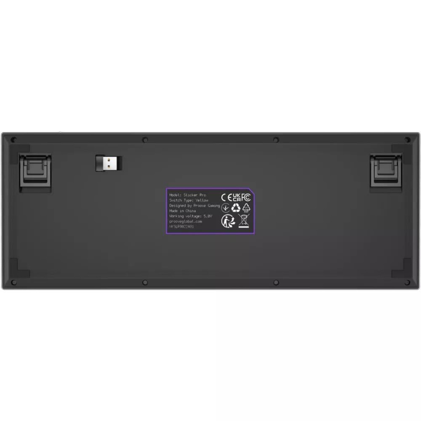 Клавіатура Proove Gaming Slicker Pro Black (WKSLP0022401)