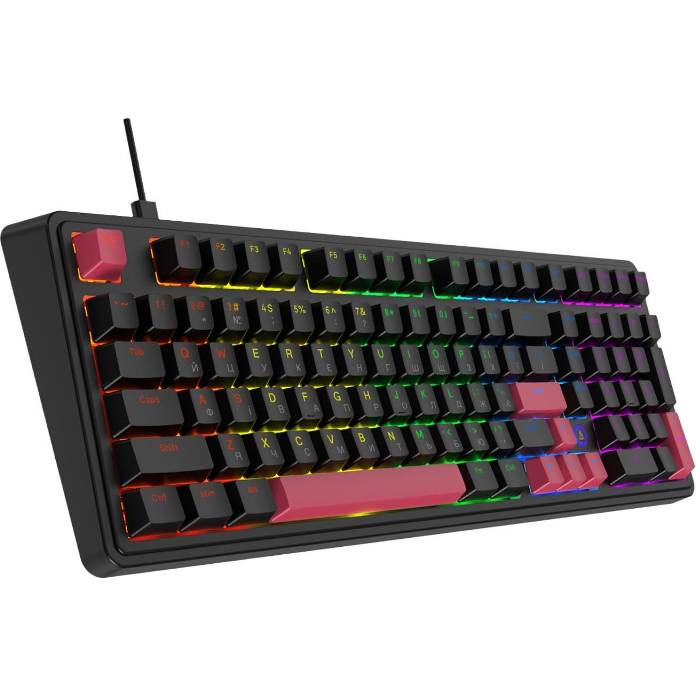 Клавиатура Ajazz AK980 Red switches Black Red (AK980-R-BR)
