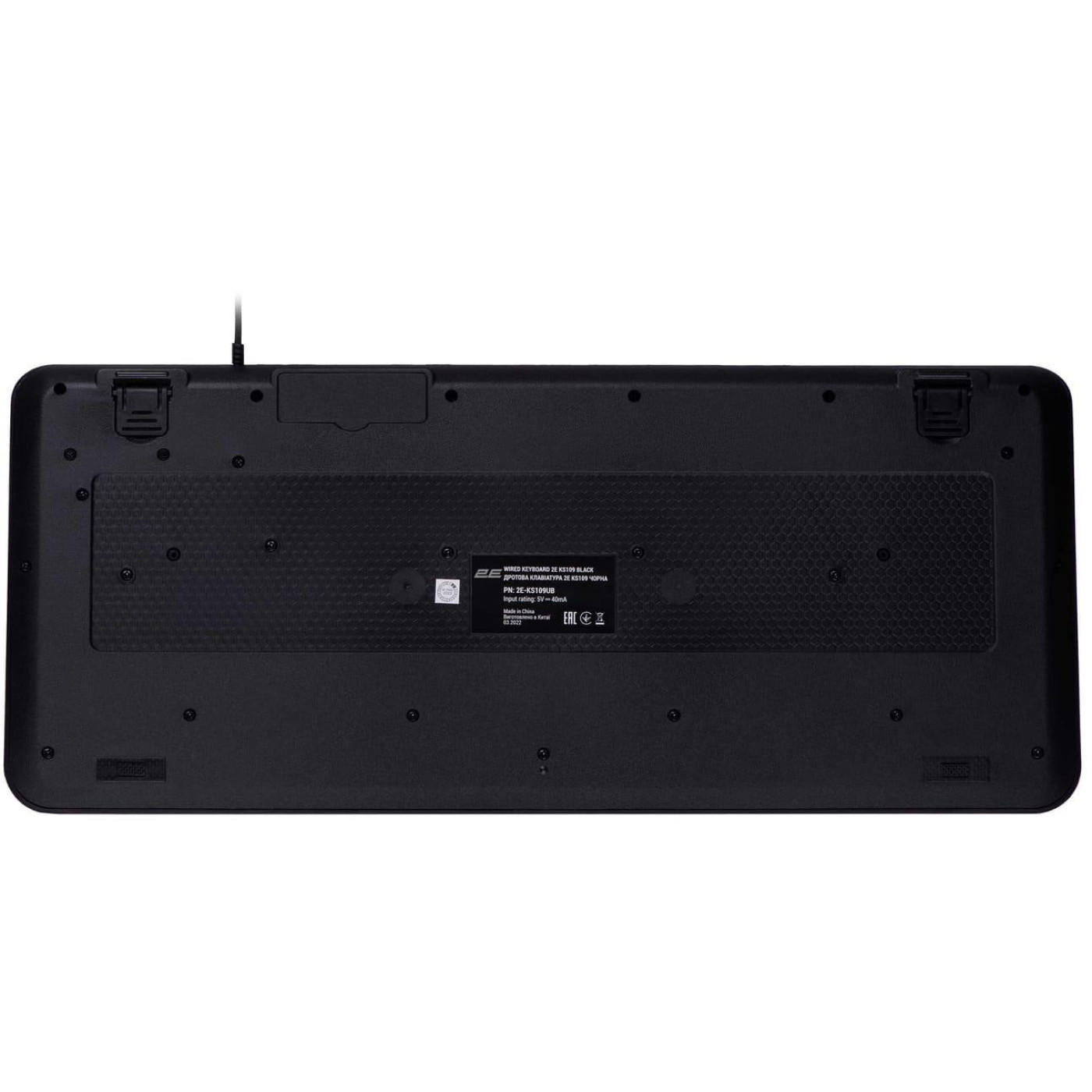 Клавіатура 2E 2Е KS109 USB Black (2E-KS109UB)