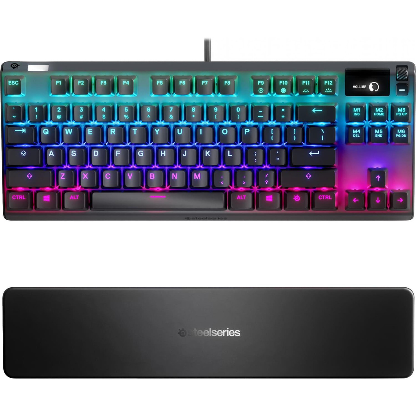 Клавіатура SteelSeries iатура Apex 7 TKL Red Switch (64646) Black USB (64646-OLD) Б/в