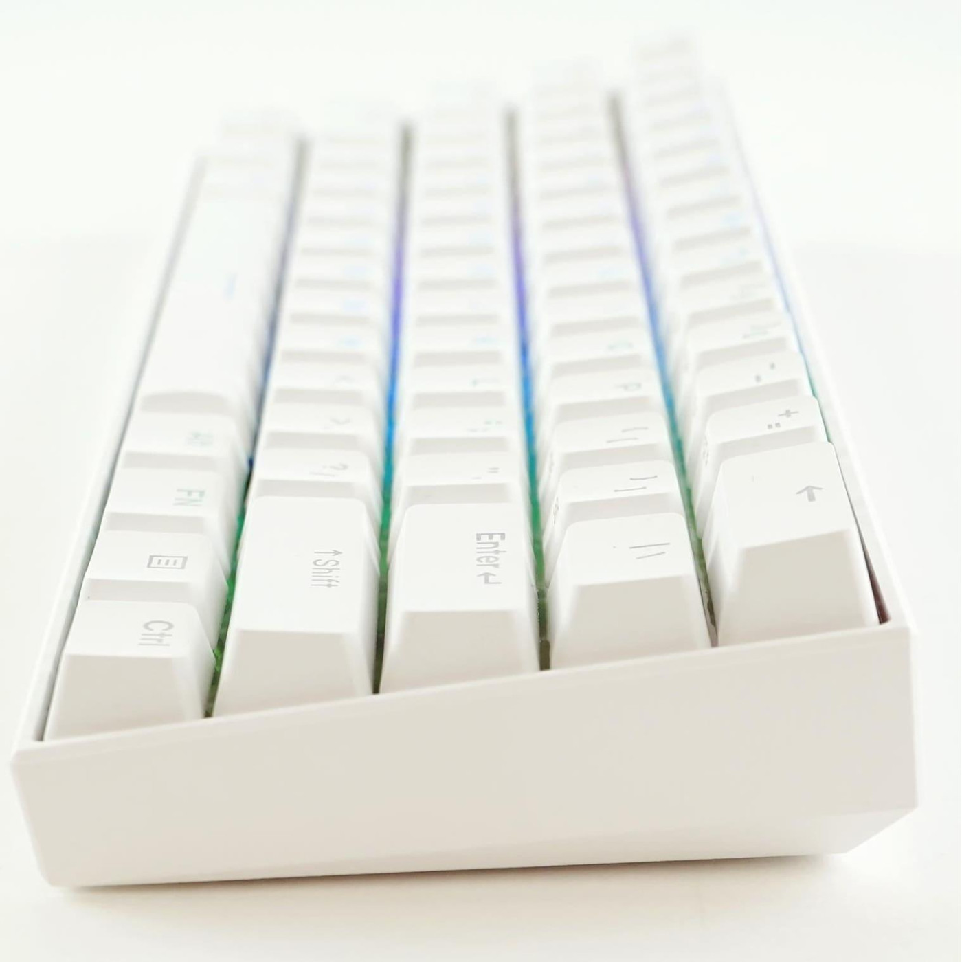 Клавиатура Obinslab ANNE PRO 2 60% RGB Gateron Pro Red Switch USB BT EN, билий (ANNE PRO 2) Б/у