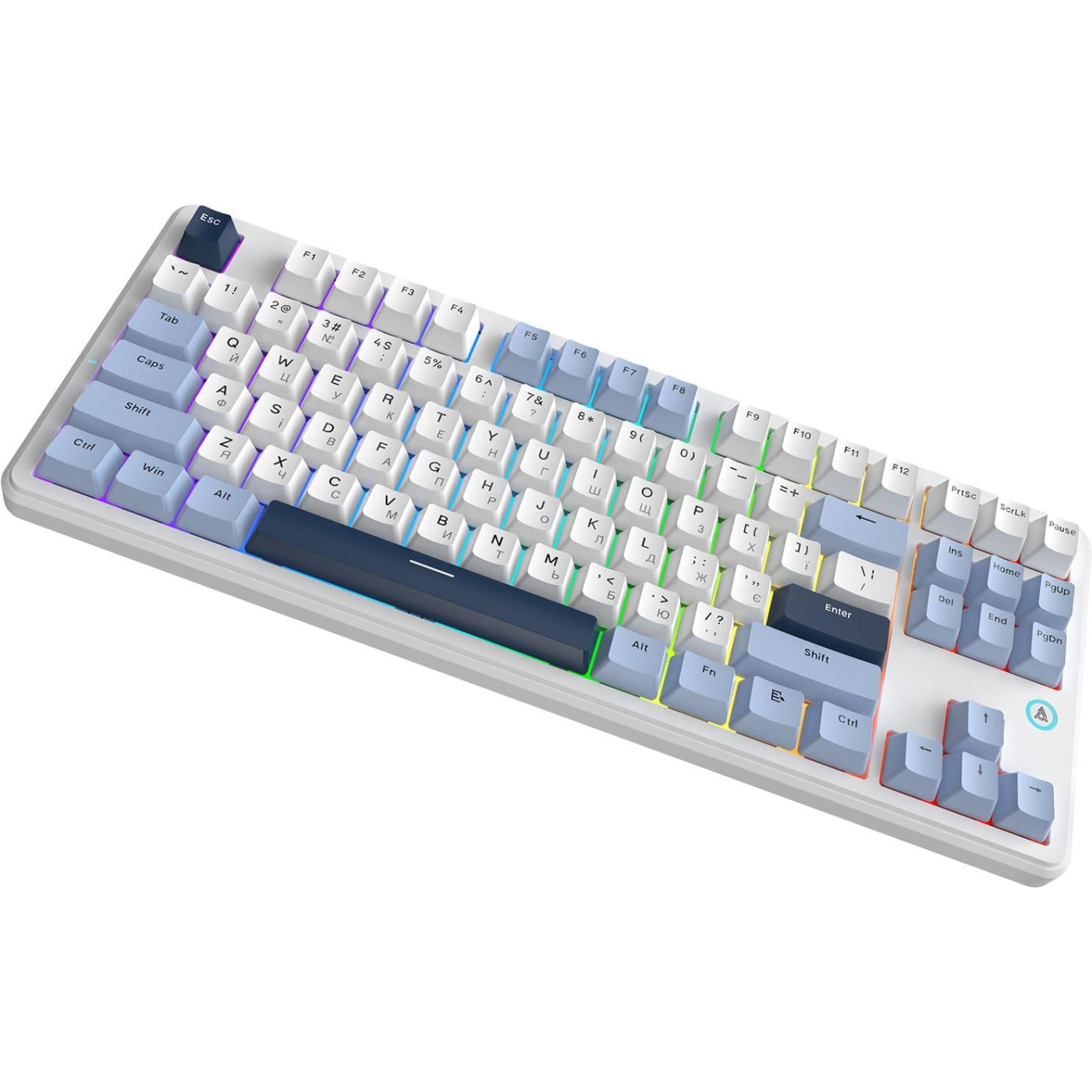 Клавиатура Ajazz AK870 V2 Flying Fish switches Blue White Blue (AK870-V2-FF-BWB)