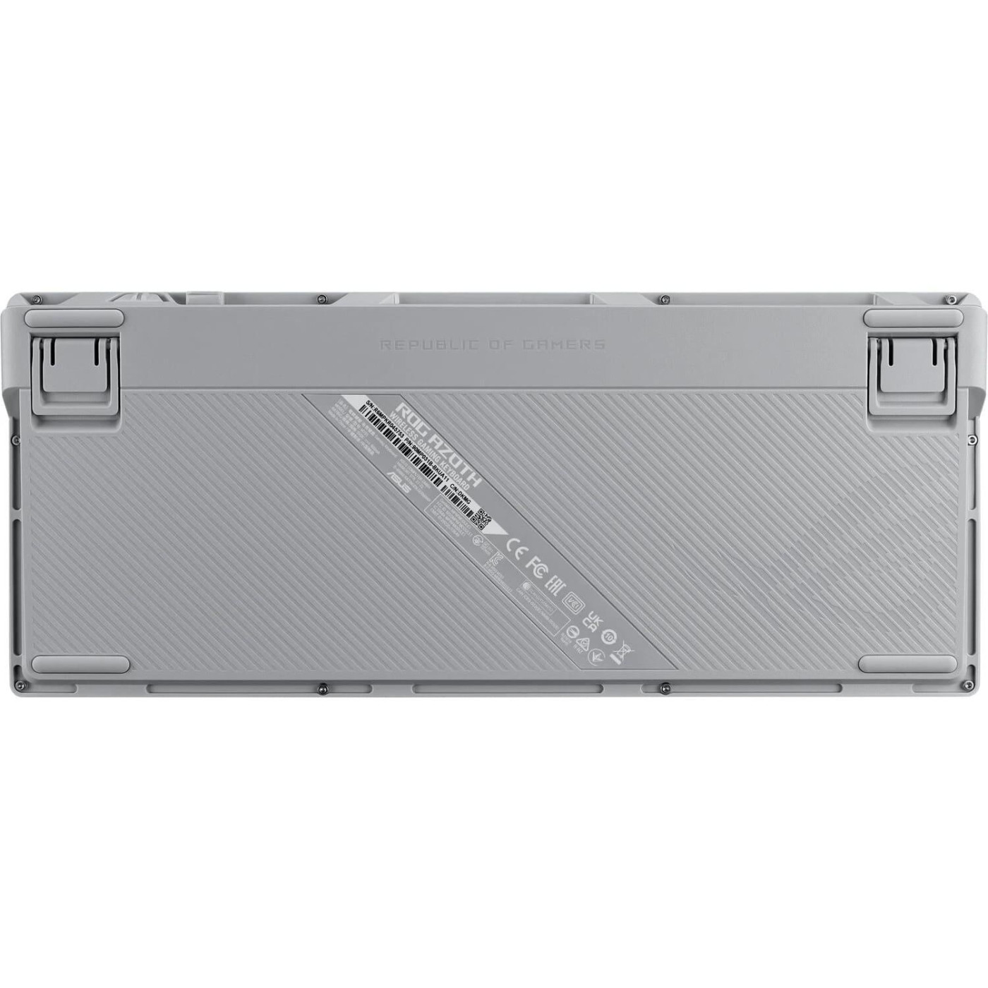 Клавіатура ASUS ROG Azoth Switch NX Red ENG RGB Wireless White (90MP031A-BKUA11)