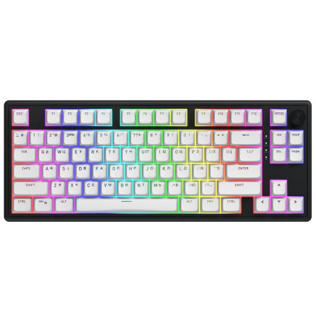 Клавіатура HATOR Skyfall 80 Wireless Black White (HTK3180UA)