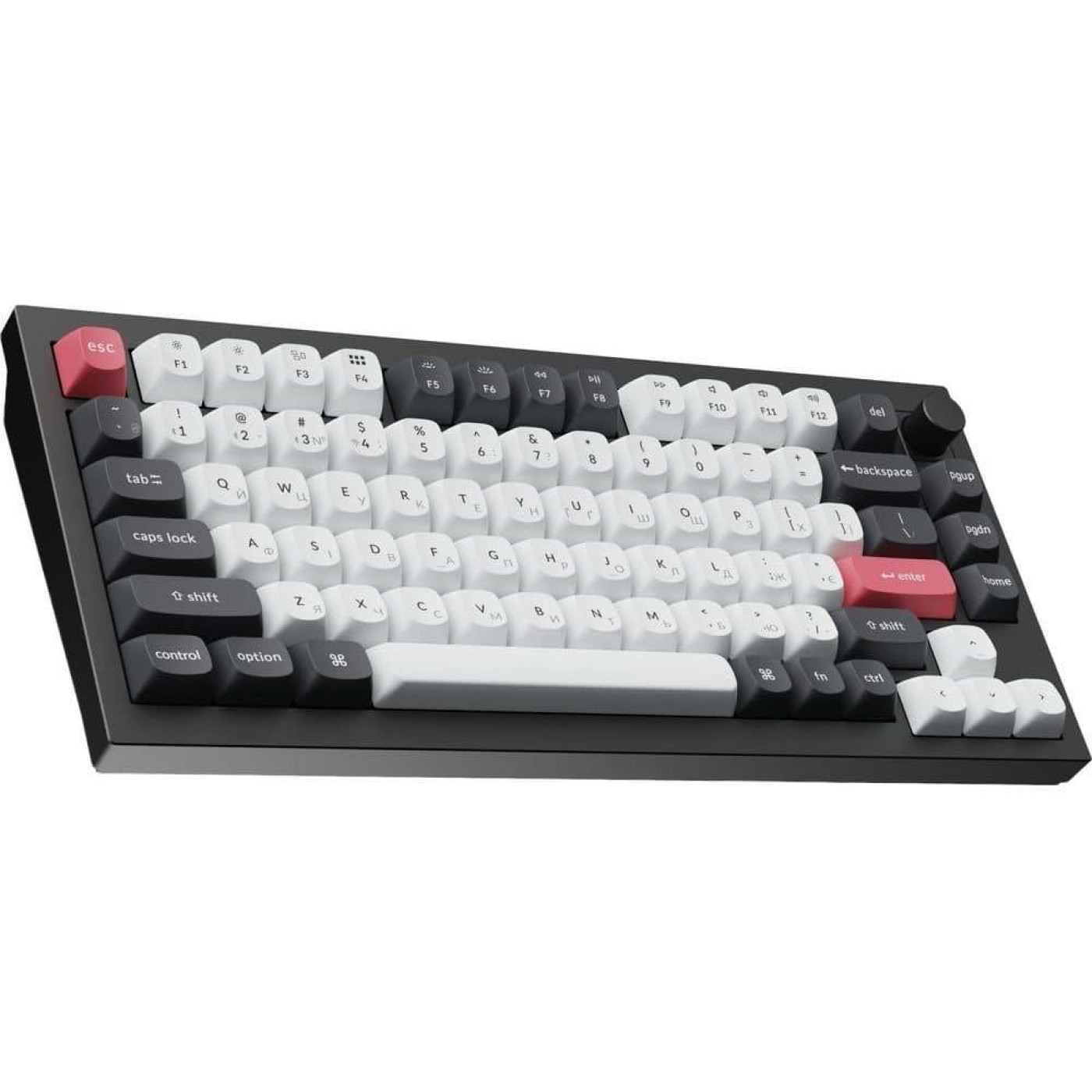 Клавіатура Keychron Q1 HE Magnetic Switch Black RGB (Q1H-M1-UA)
