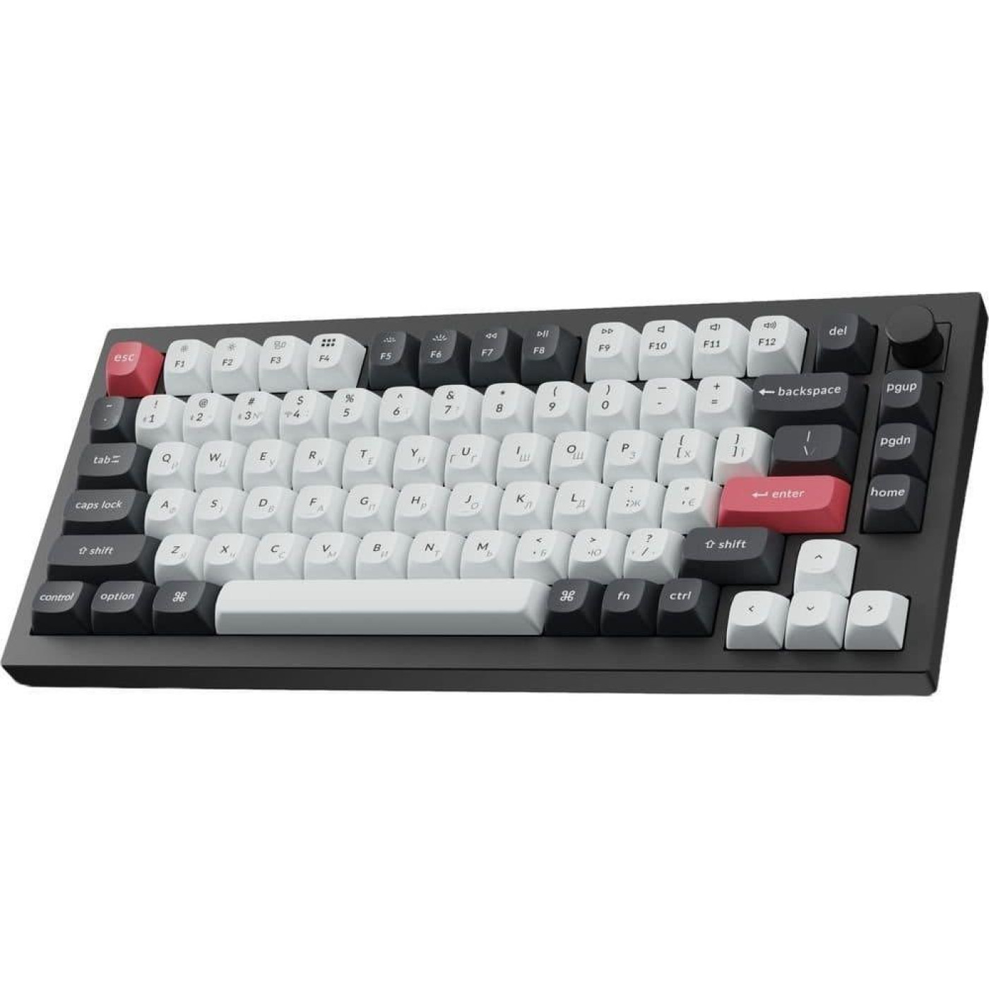 Клавіатура Keychron Q1 HE Magnetic Switch Black RGB (Q1H-M1-UA)