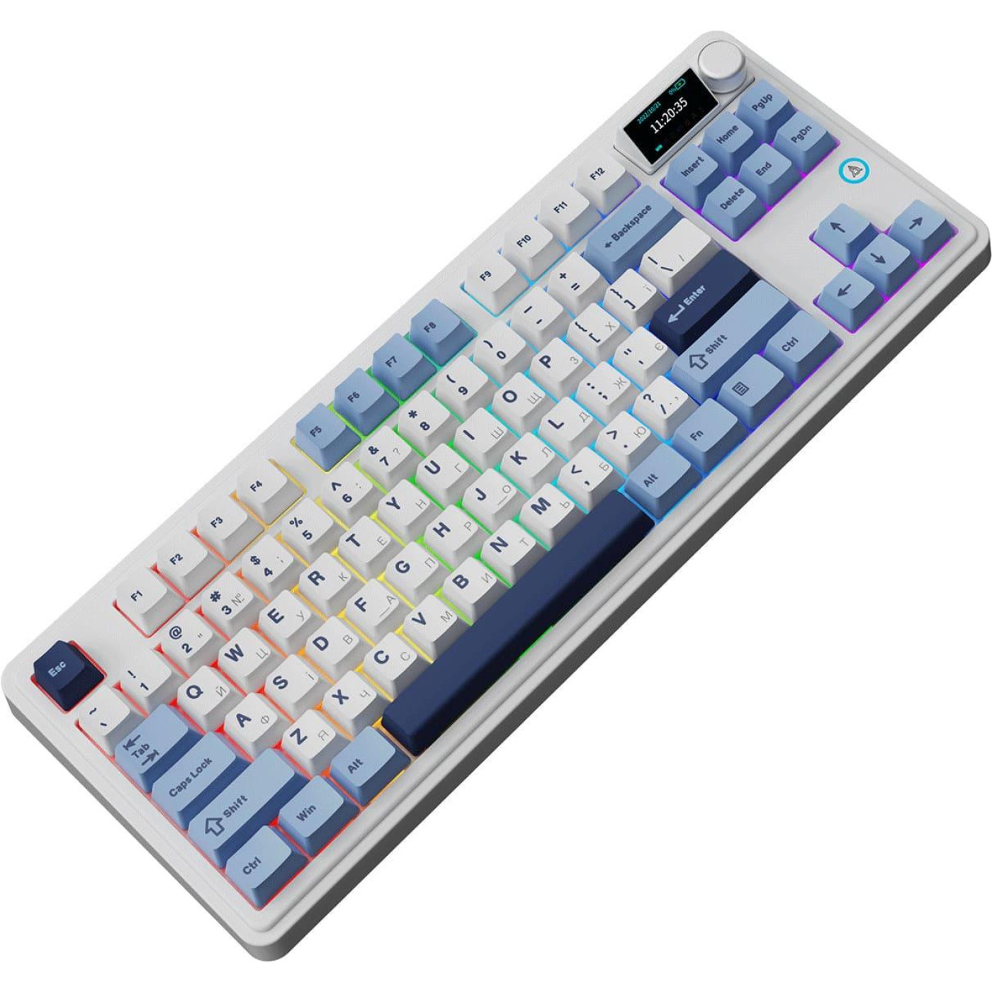 Клавіатура Ajazz AK870 PLUS Murad Switch Blue White Dark Blue 3 (AK870-MU-BWD)